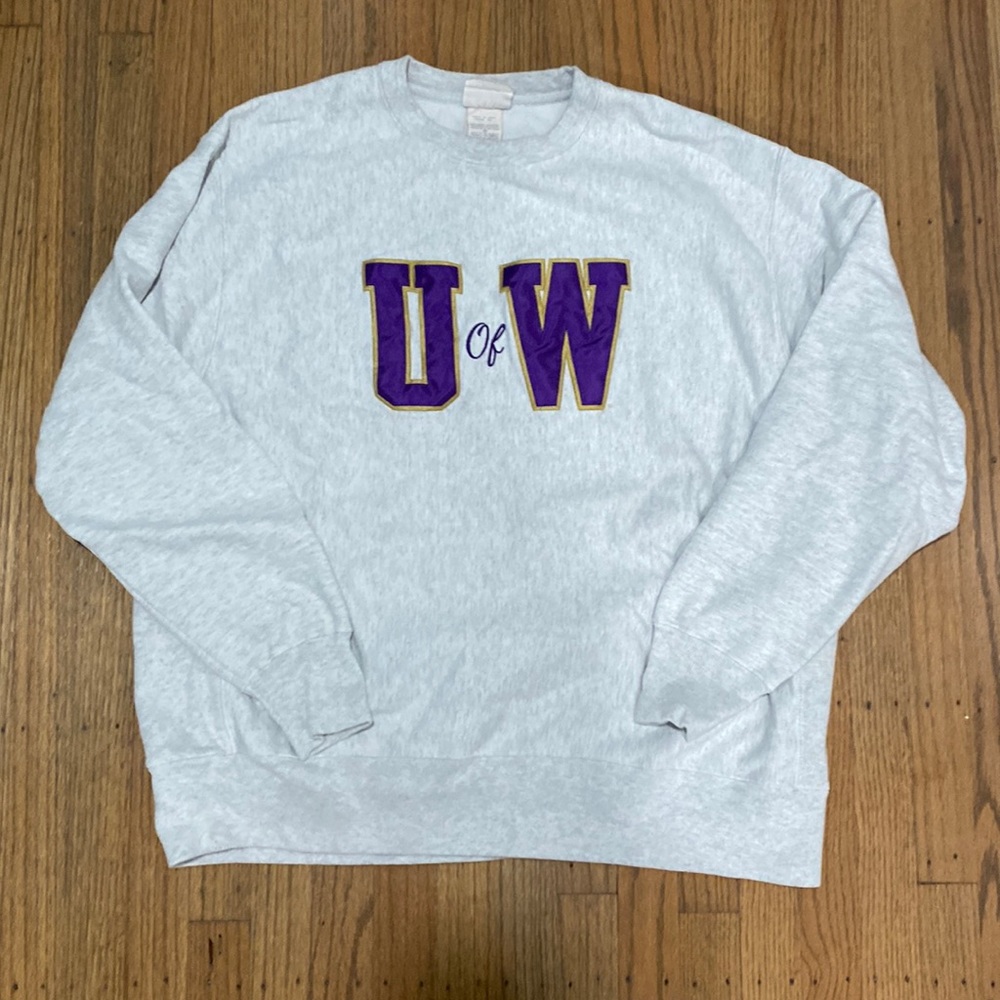 University of Washington champion crewneck
